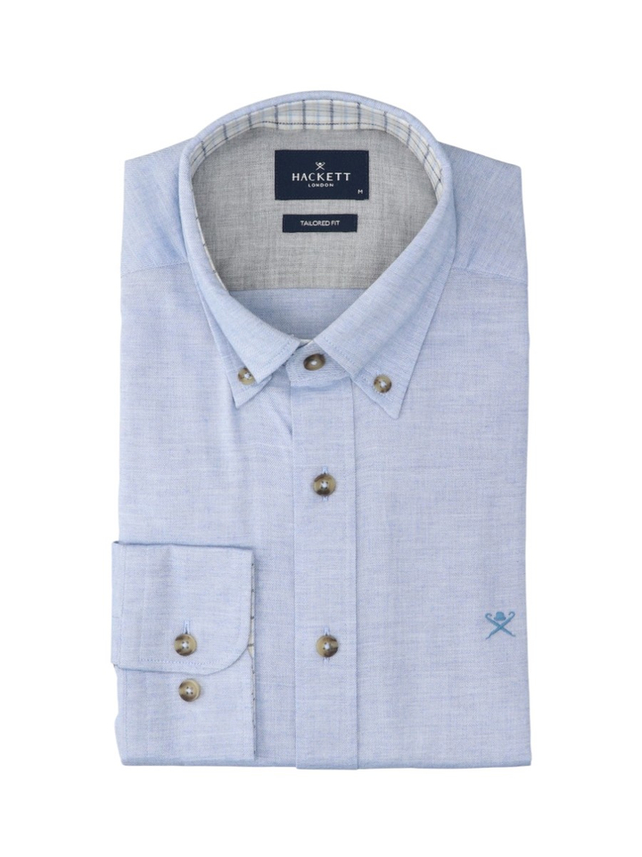 Lichtblauw hemd Tailored Fit Hackett