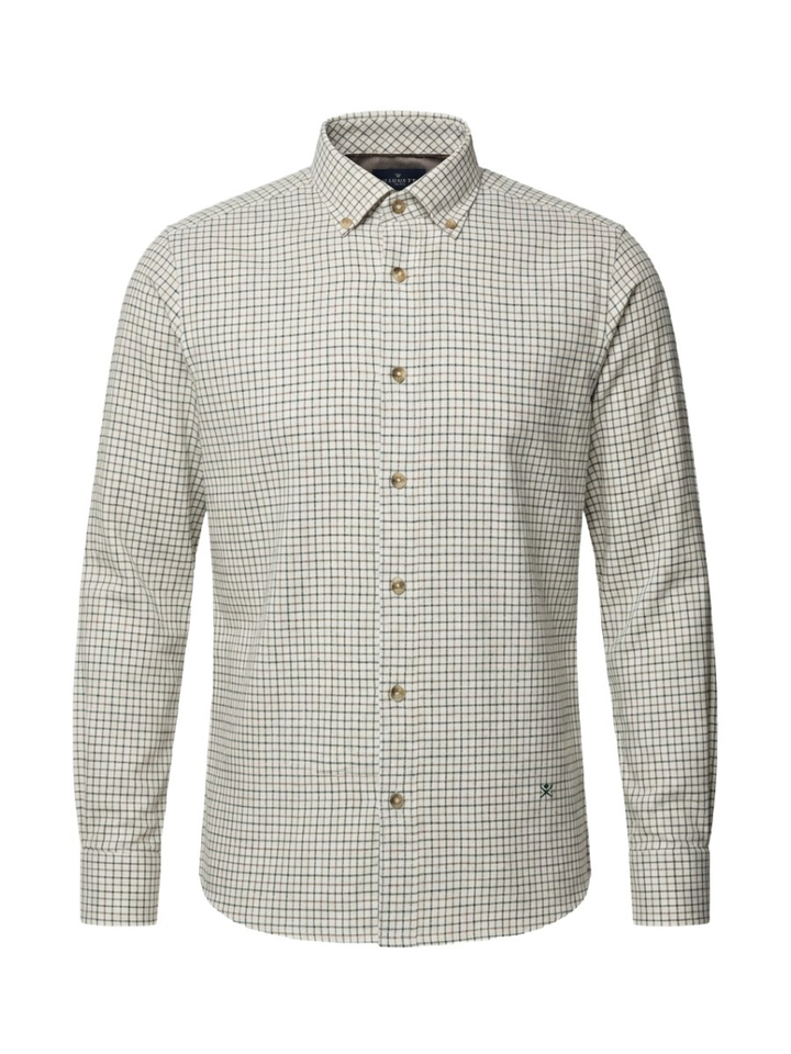 Groen geruit hemd Hackett