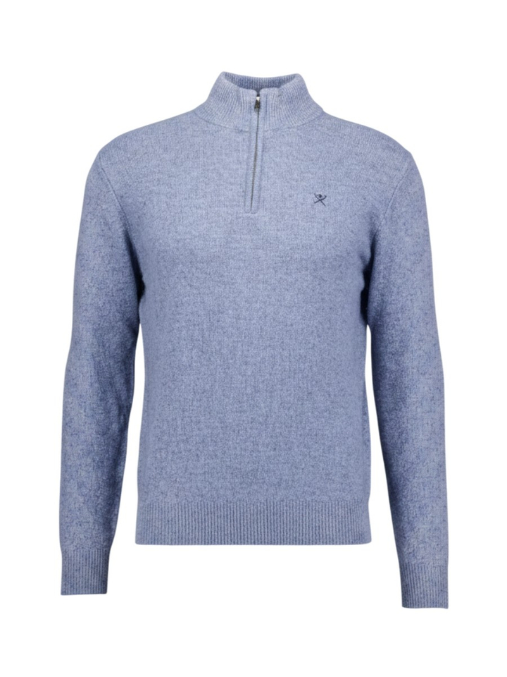 Blauwe wollen trui Hackett