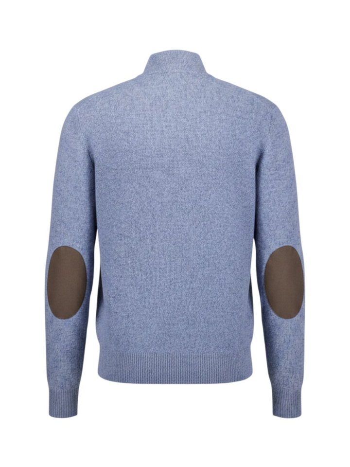 Blauwe wollen trui Hackett