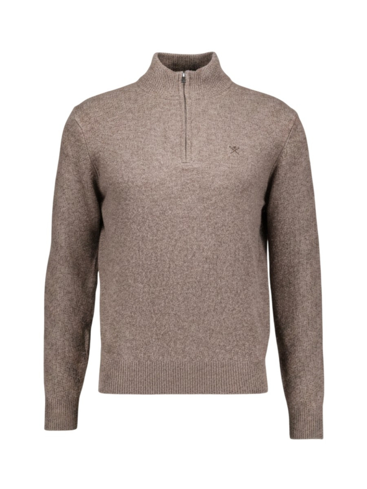 Bruine wollen trui Hackett
