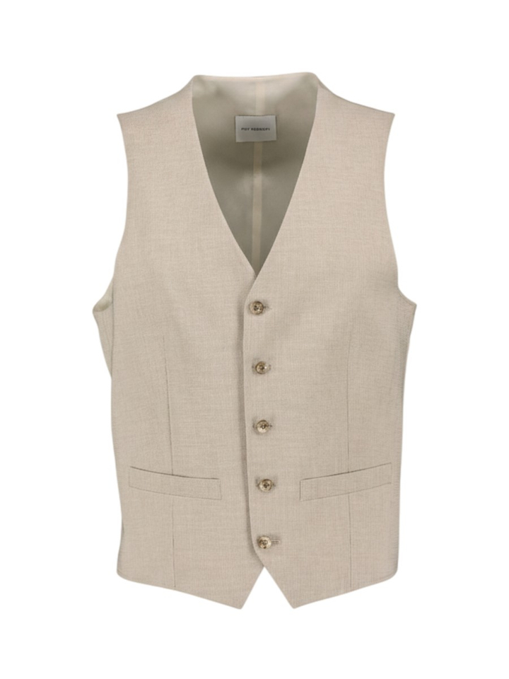 Beige mouwloze gilet Roy Robson