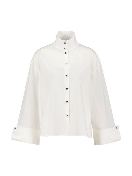 Witte blouse met zilver knopen Tatiana Peppercorn