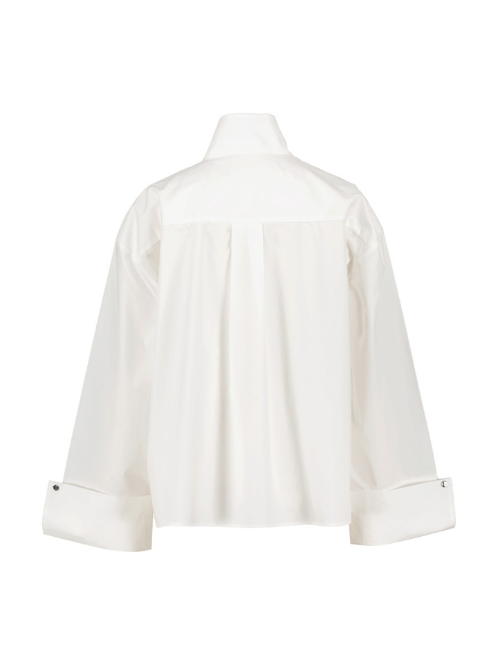 Witte blouse met zilver knopen Tatiana Peppercorn 