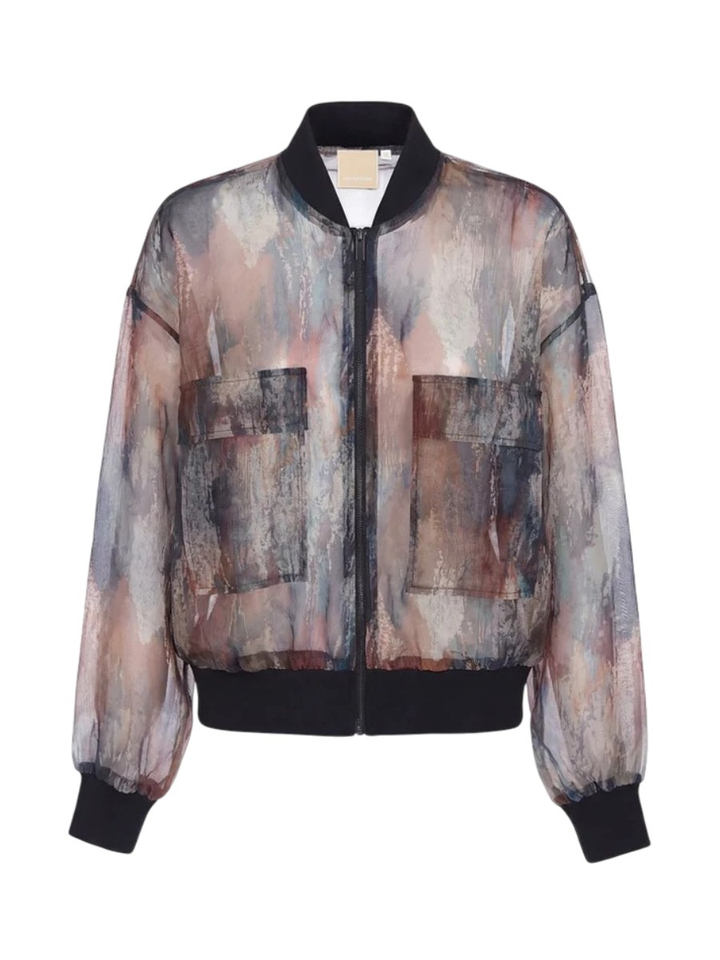 Transparante gilet met ritssluiting Sergio Jacket Peppercorn