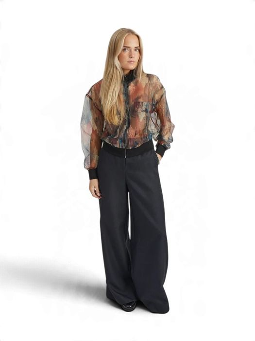 Transparante gilet met ritssluiting Sergio Jacket Peppercorn