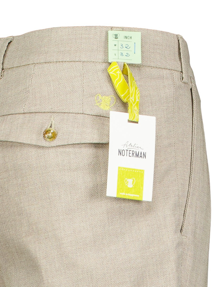 Beige geklede broek Atelier Noterman