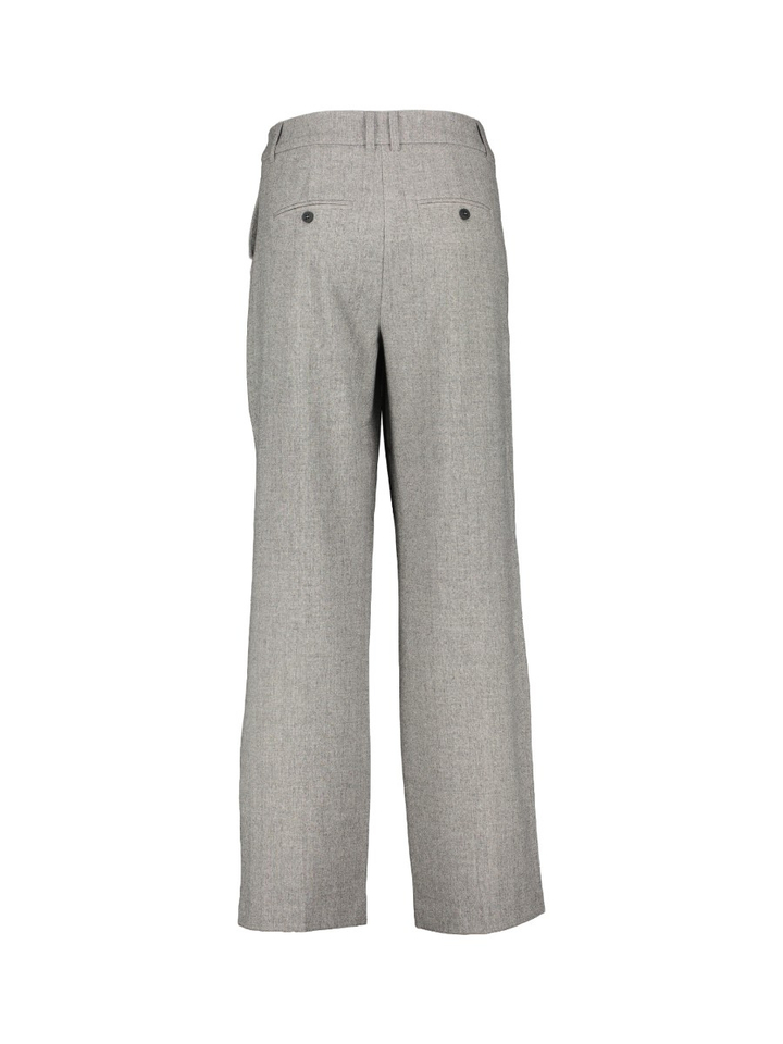 Grijze broek met bandplooi Yaya