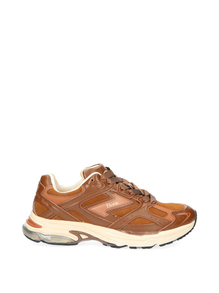 Caramel kleurige lage sneakers Etonic
