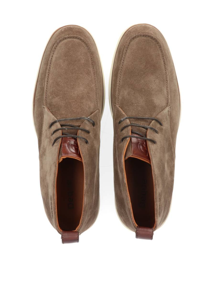 Taupe veterschoenen Jonathan Deque