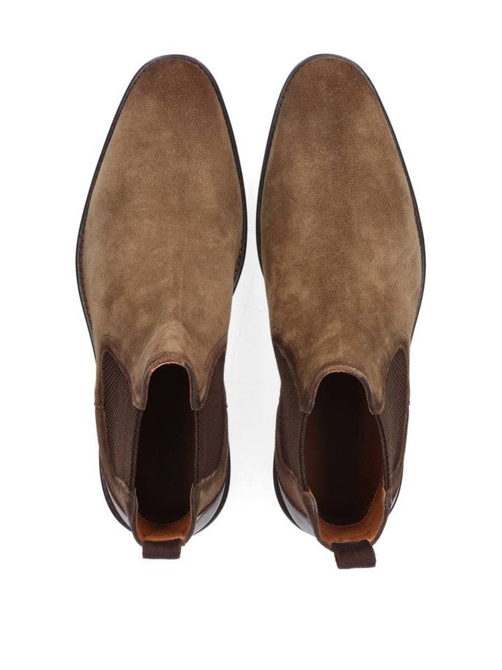 Taupe enkellaarzen Owen Deque