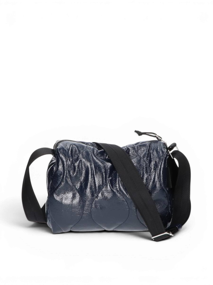 Blauwe doorstikte handtas Bellerose 