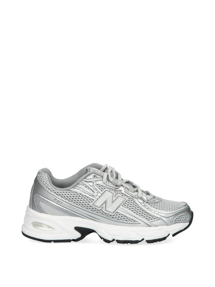 Zilver lage sneaker New Balance 