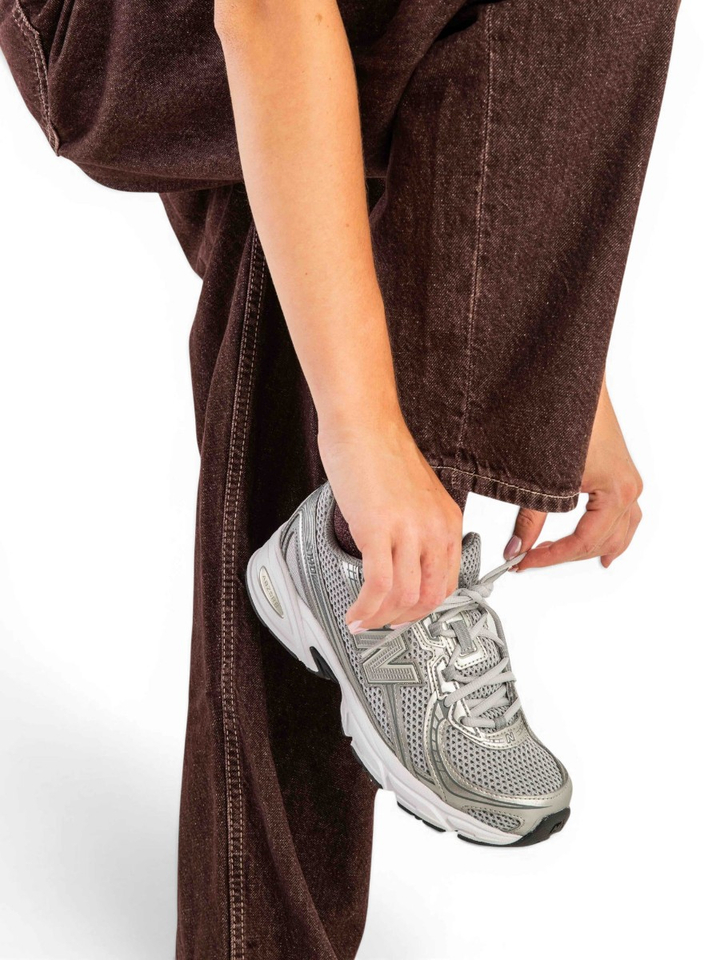 Zilver lage sneaker New Balance 