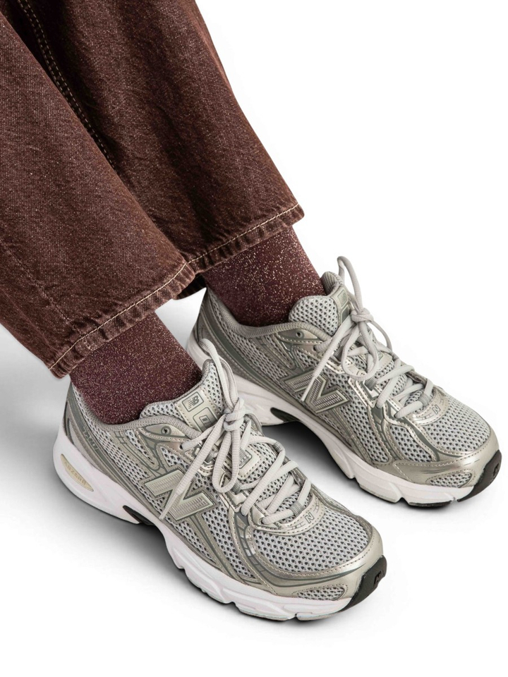 Zilver lage sneaker New Balance 