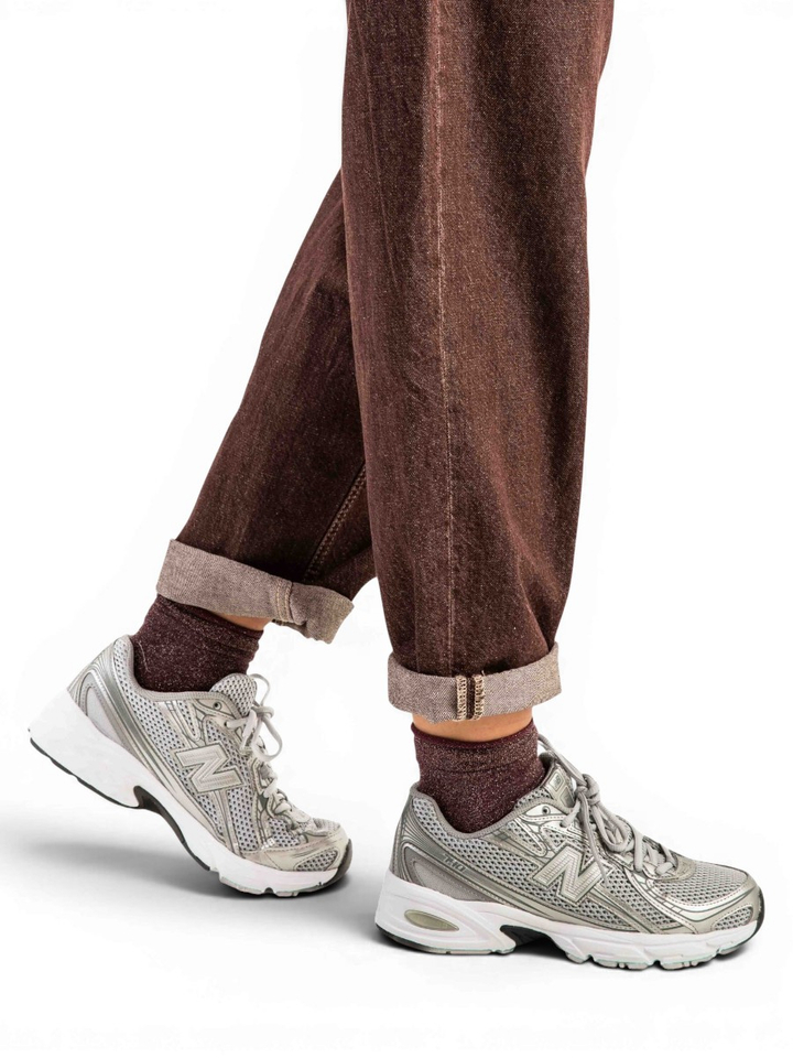 Zilver lage sneaker New Balance 