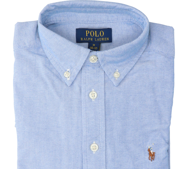 Lichtblauw katoenen hemd Ralph Lauren 