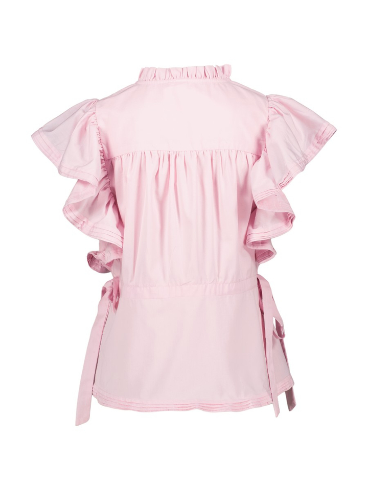Roze blouse met ruches Y. A. S. 
