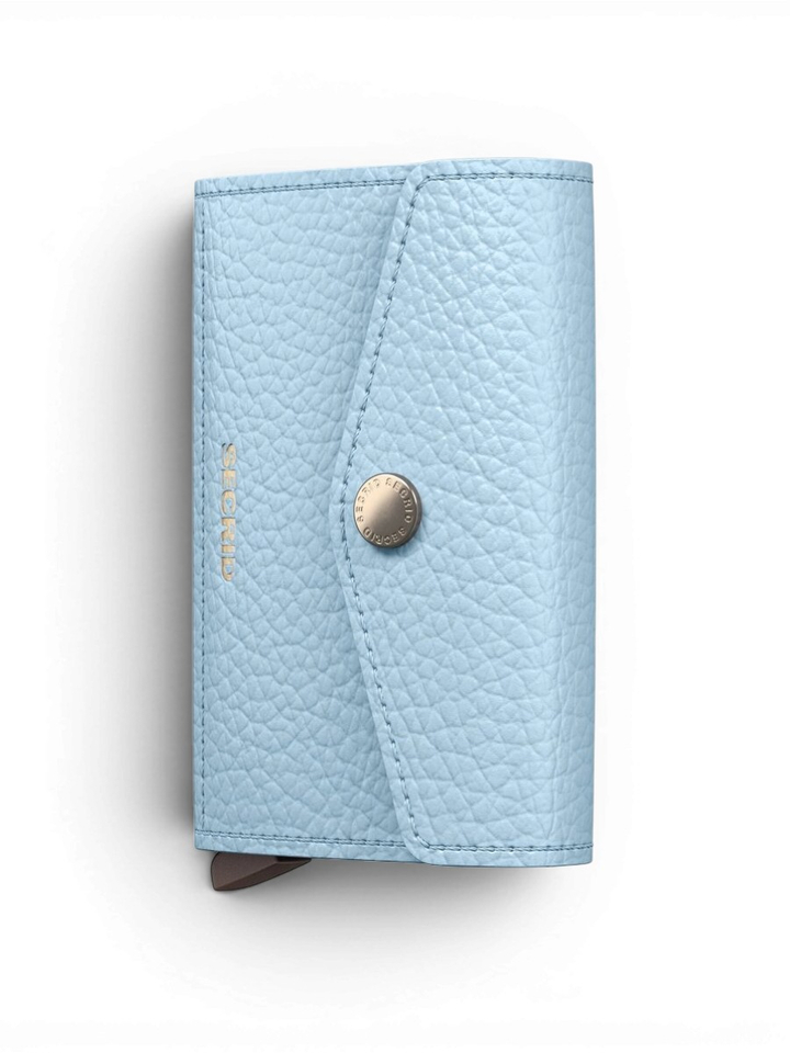 Ice Blue Envelope Pebble Secrid