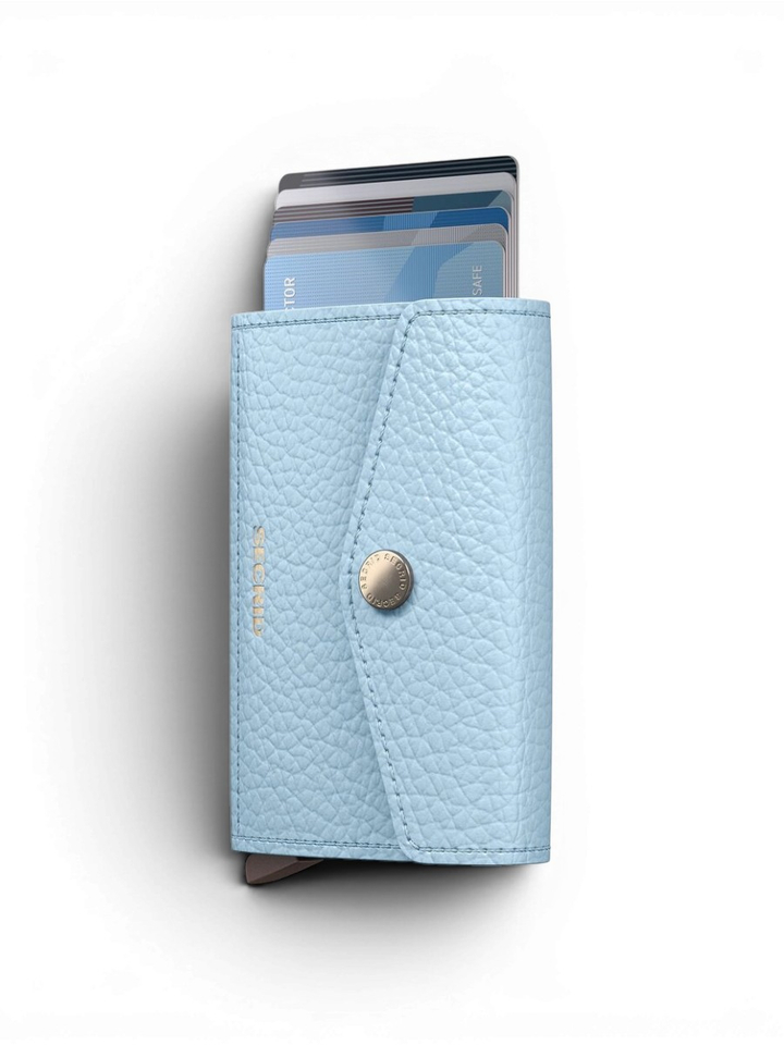 Ice Blue Envelope Pebble Secrid