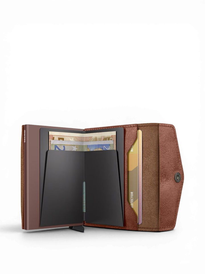 Cognac miniwallet Secrid