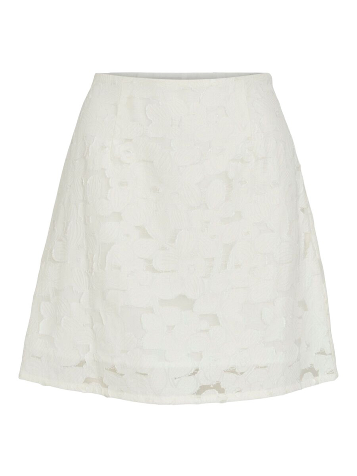 Witte korte rok met kant Vianvo Vila 