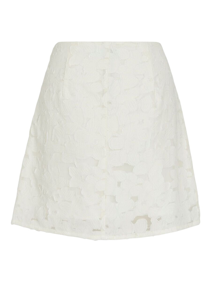 Witte korte rok met kant Vianvo Vila 