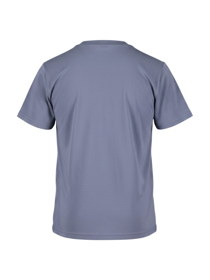 Blauwe t-shirt met korte mouwen 