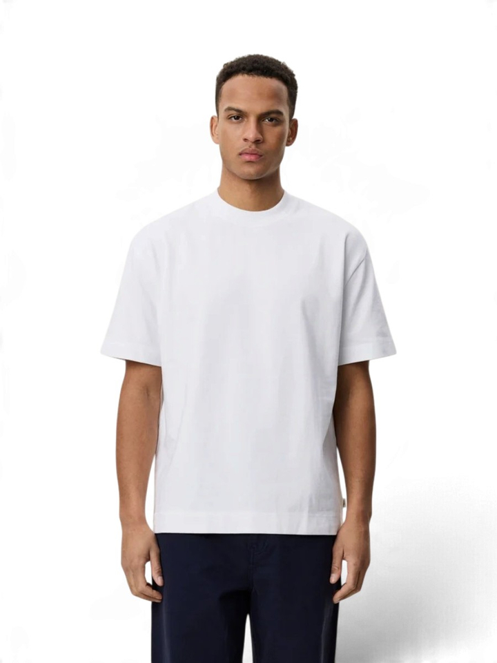 Witte katoenen T-shirt Les Deux 
