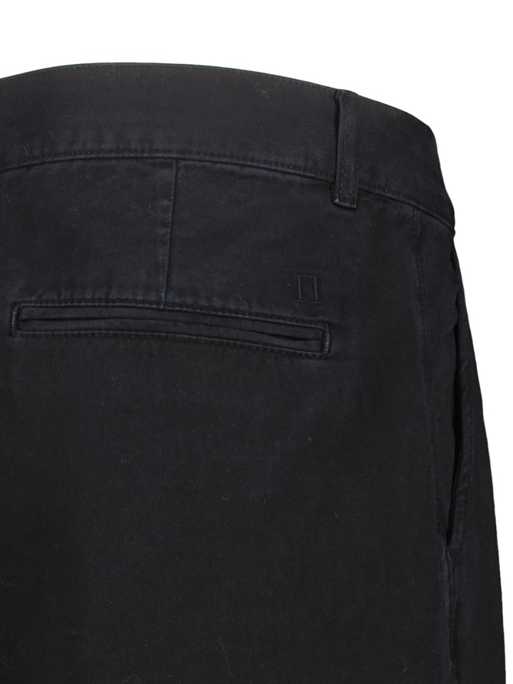 Zwarte broek met bandplooi Les Deux