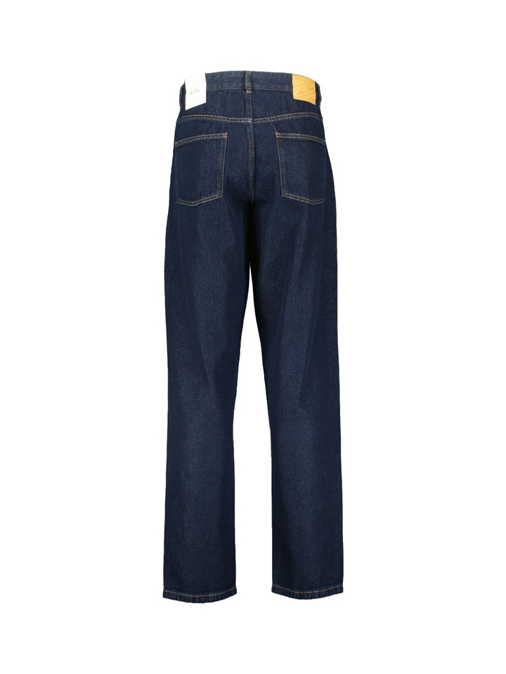Donkerblauwe jeans tapered fit Les Deux