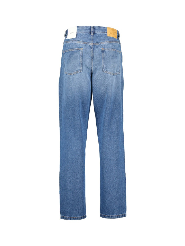 Lichtblauwe tapered fit jeans Les Deux