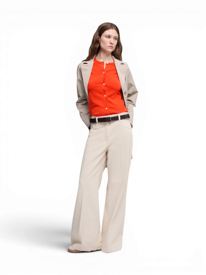 Beige loose fit jeans Aspesi 