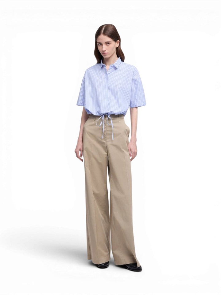 Blauwe gestreepte blouse Aspesi 