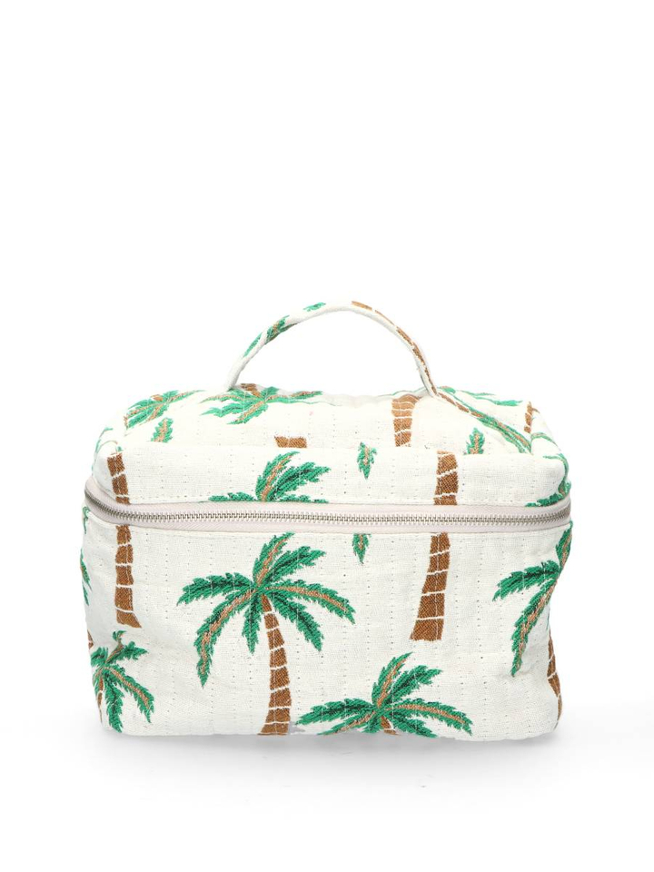 Multicolor toilettas Jacquard Vanity Palm Holiday Khus