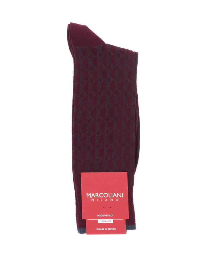 Bordeaux sokken Marcoliani
