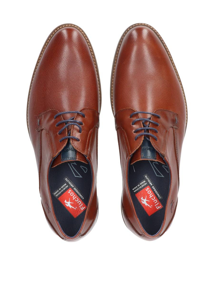 Cognac kleurige geklede schoenen