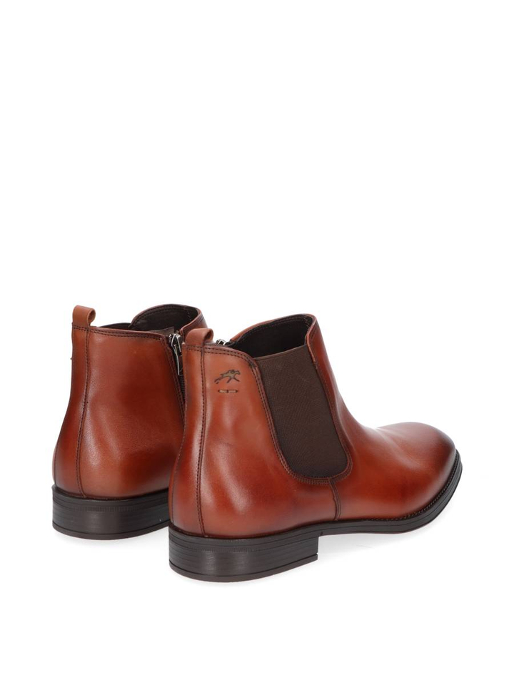 Cognac kleurige lage laarzen Fluchos 
