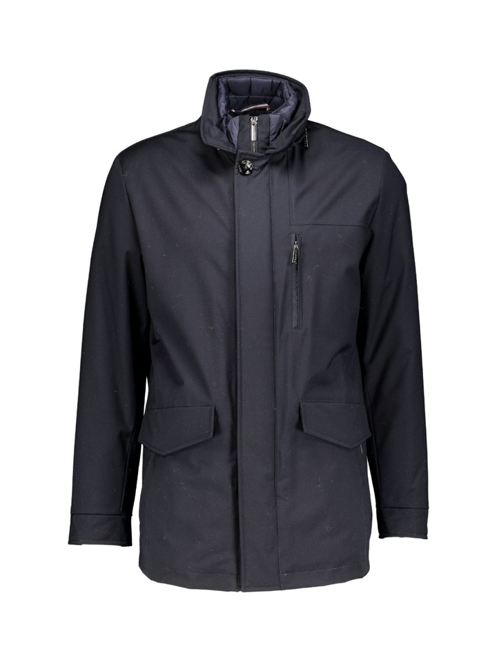 Donkerblauwe winterjas Bugatti