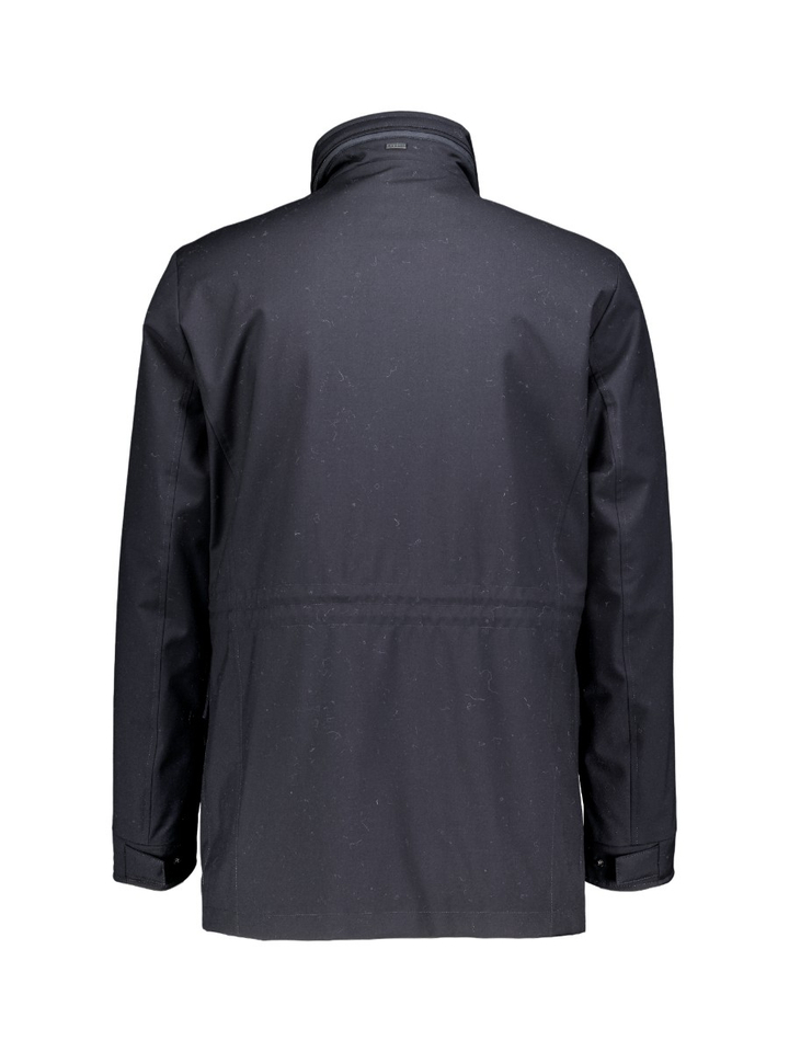 Donkerblauwe winterjas Bugatti