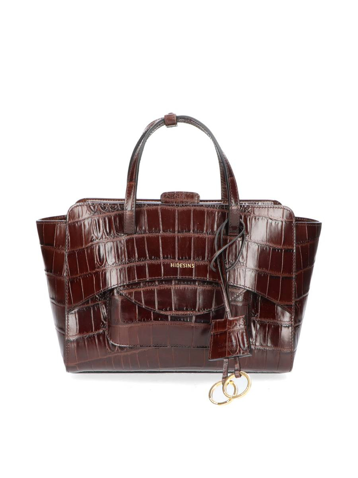 Bruine Flap Cocco medium handtas Hidesins