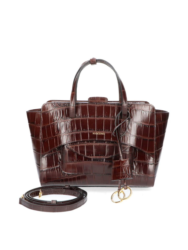 Bruine Flap Cocco medium handtas Hidesins