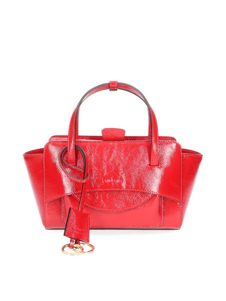 Rode handtas Flap Vergem s Hidesins