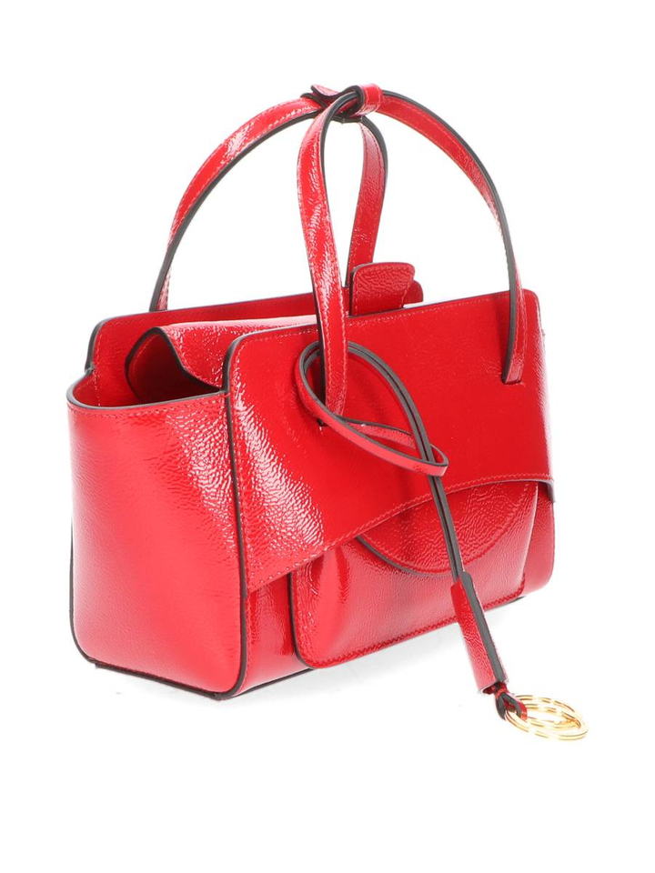 Rode handtas Flap Vergem s Hidesins
