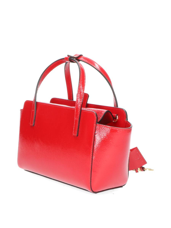 Rode handtas Flap Vergem s Hidesins