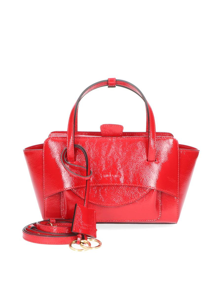 Rode handtas Flap Vergem s Hidesins