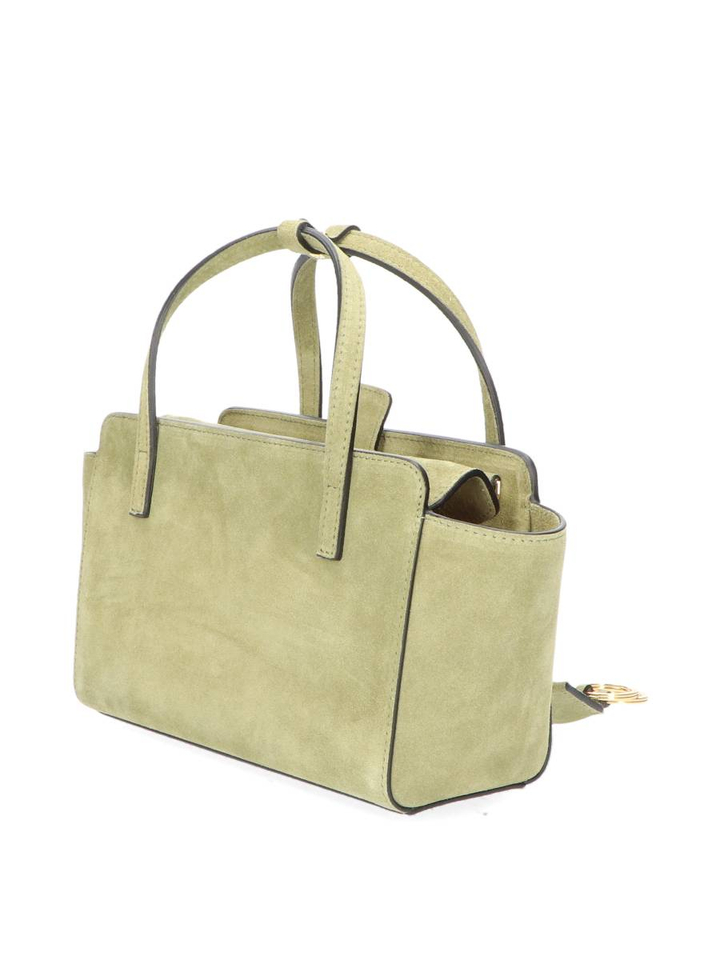 Olive handtas Flap suede s Hidesins 