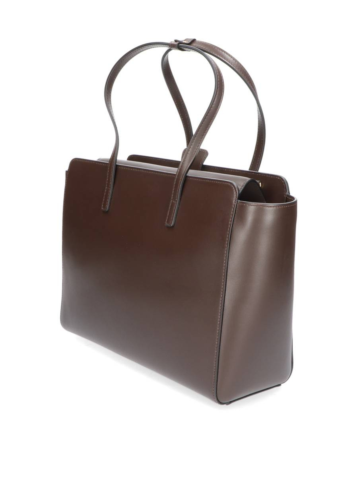 Bruine handtas Flap Premiere L Hidesins