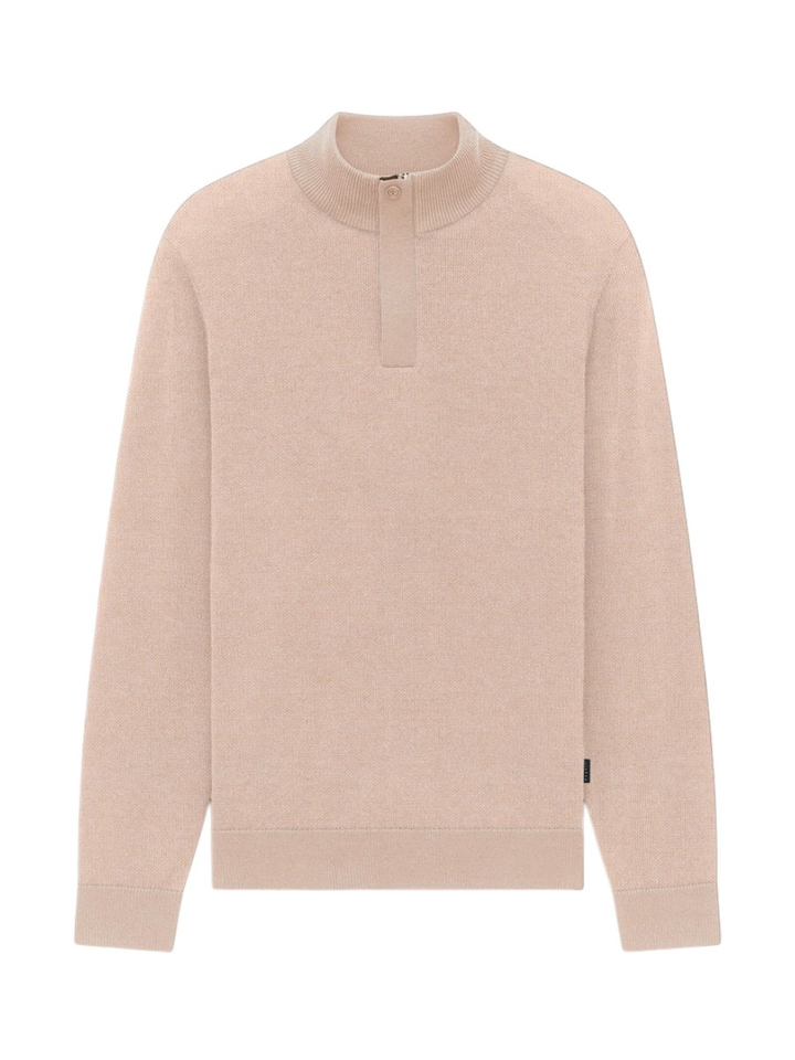 Beige pull met rits Bugatti