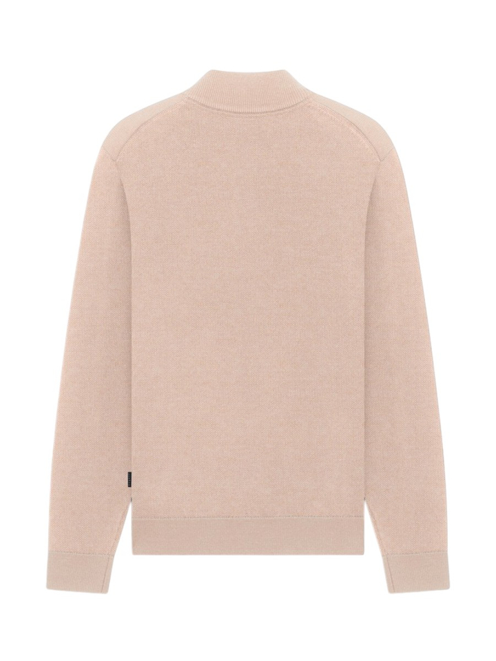 Beige pull met rits Bugatti